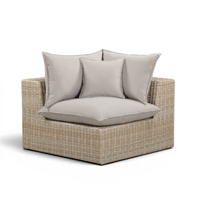 Cali Performance Fabric & Wicker Outdoor Corner Chair by TOV Furniture at Eve Furniture