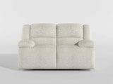 Caliber Beige Double Reclining Loveseat by Homelegance at Eve Furniture