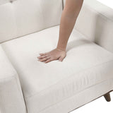 Caliber Beige Double Reclining Sofa by Homelegance at Eve Furniture