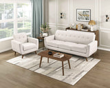 Caliber Beige Double Reclining Sofa by Homelegance at Eve Furniture