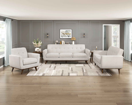 Caliber Beige Double Reclining Sofa by Homelegance at Eve Furniture