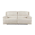 Caliber Beige Double Reclining Sofa by Homelegance at Eve Furniture