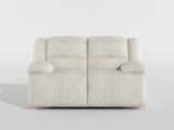 Caliber Beige Power Double Reclining Loveseat by Homelegance at Eve Furniture