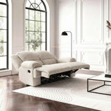 Caliber Beige Power Double Reclining Loveseat by Homelegance at Eve Furniture
