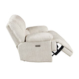 Caliber Beige Power Reclining Living Room Set by Homelegance at Eve Furniture
