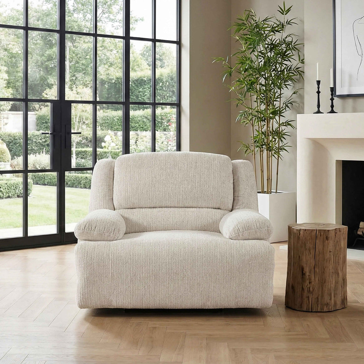 Caliber Beige Power Reclining Living Room Set by Homelegance at Eve Furniture
