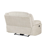 Caliber Beige Reclining Chair by Homelegance at Eve Furniture