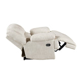 Caliber Beige Reclining Chair by Homelegance at Eve Furniture