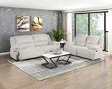 Caliber Beige Reclining Living Room Set by Homelegance at Eve Furniture