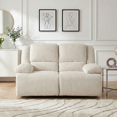 Caliber Beige Reclining Living Room Set by Homelegance at Eve Furniture