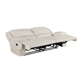 Caliber Beige Reclining Living Room Set by Homelegance at Eve Furniture