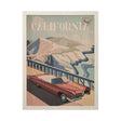 California Go USA (L) by Mercana Studio a Hand Embellished Decograph Framed Art Print by Mercana at Eve Furniture
