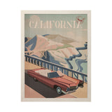 California Go USA (L) by Mercana Studio a Hand Embellished Decograph Framed Art Print by Mercana at Eve Furniture