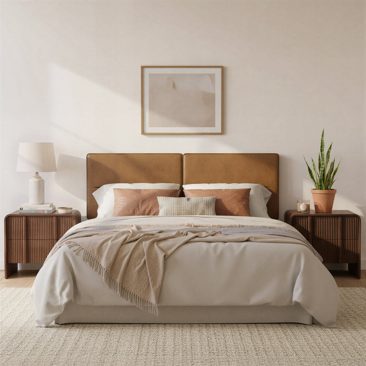 Calipso Walnut Nightstand by Zuomod at Eve Furniture