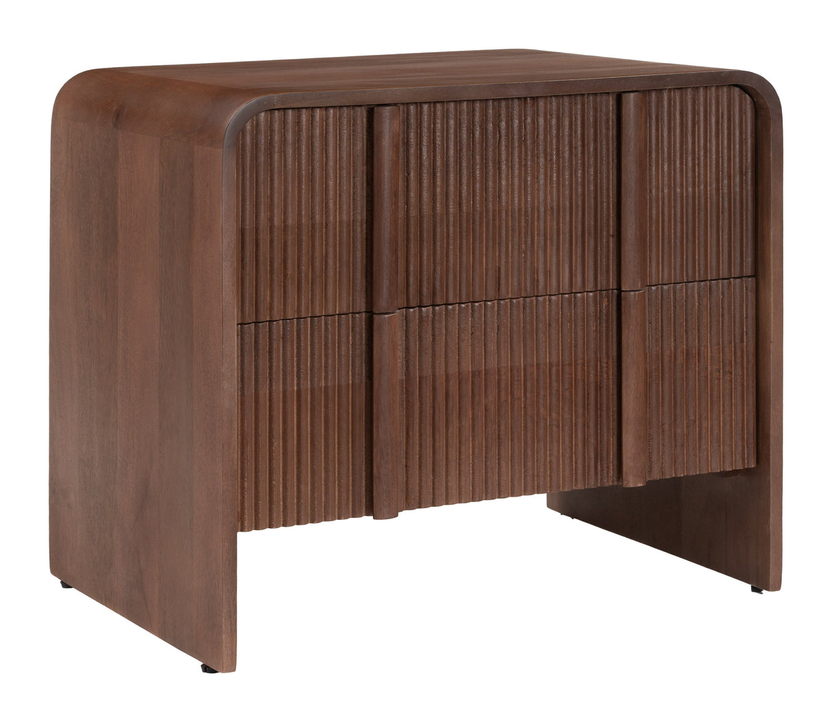 Calipso Walnut Nightstand by Zuomod at Eve Furniture