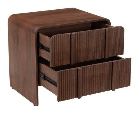 Calipso Walnut Nightstand by Zuomod at Eve Furniture