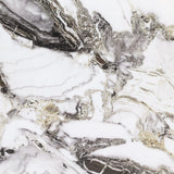 Caliza Dining Table White & Gold by Zuomod at Eve Furniture