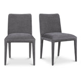 Calla Dark Grey Dining Chair (Set of 2) by MOES at Eve Furniture