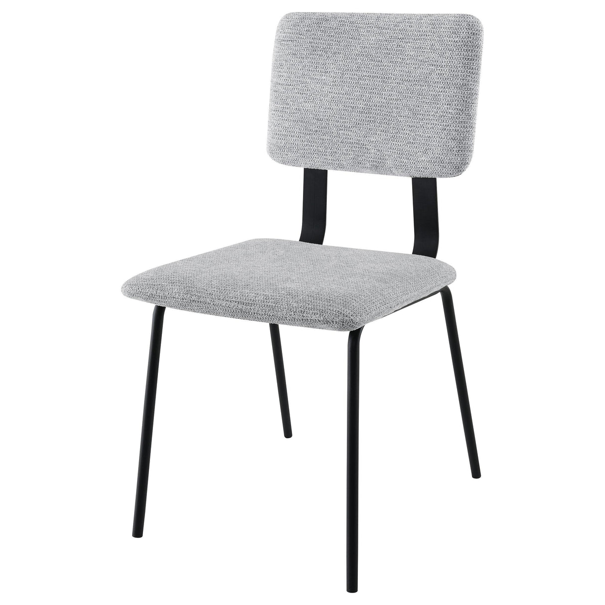 Calla Fabric Upholstered Dining Side Chair Grey (Set of 2) by Coaster at Eve Furniture