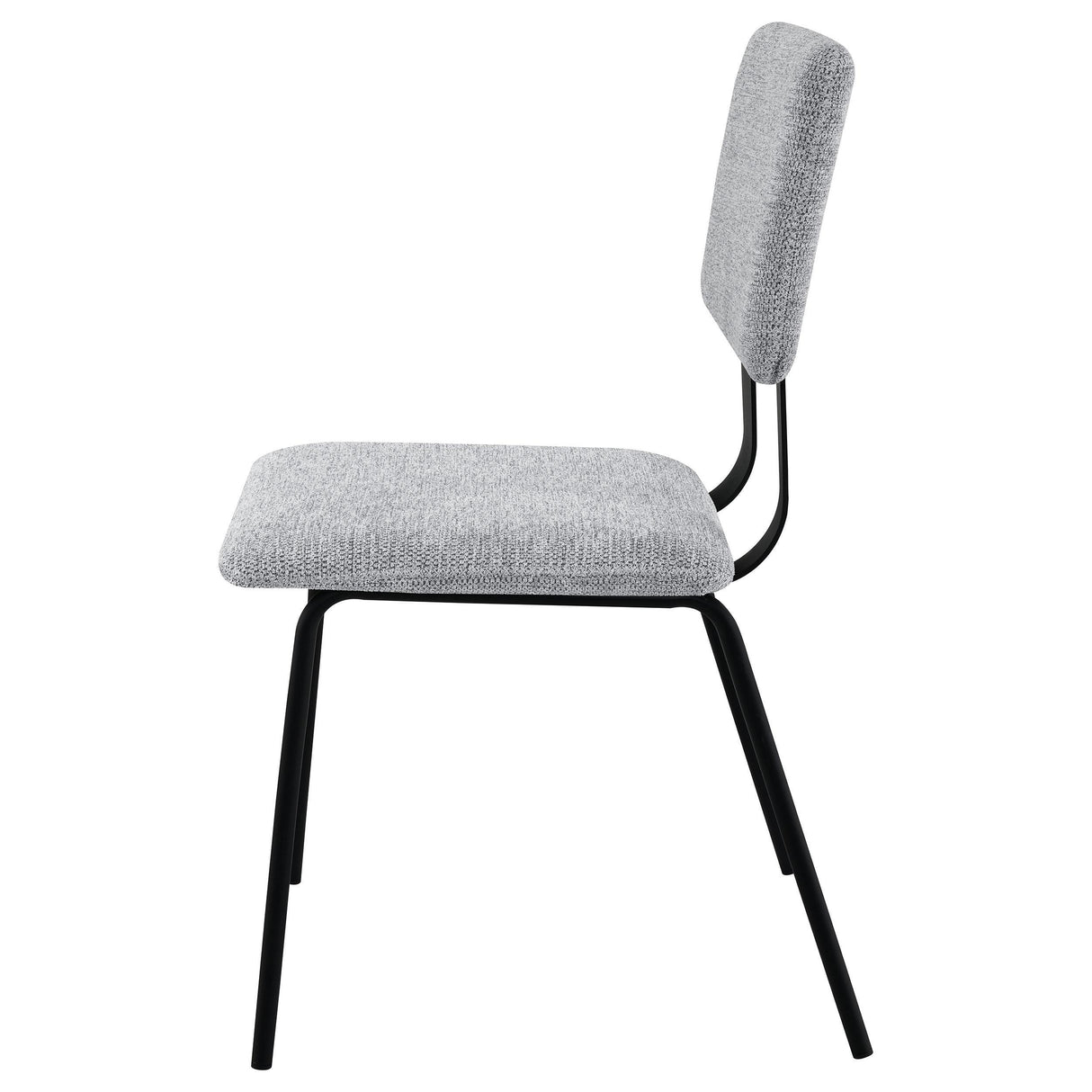 Calla Fabric Upholstered Dining Side Chair Grey (Set of 2) by Coaster at Eve Furniture