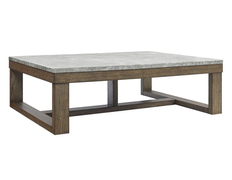 Calla Gray Marble Top Cocktail Table by Steve Silver at Eve Furniture