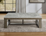 Calla Gray Marble Top Cocktail Table by Steve Silver at Eve Furniture