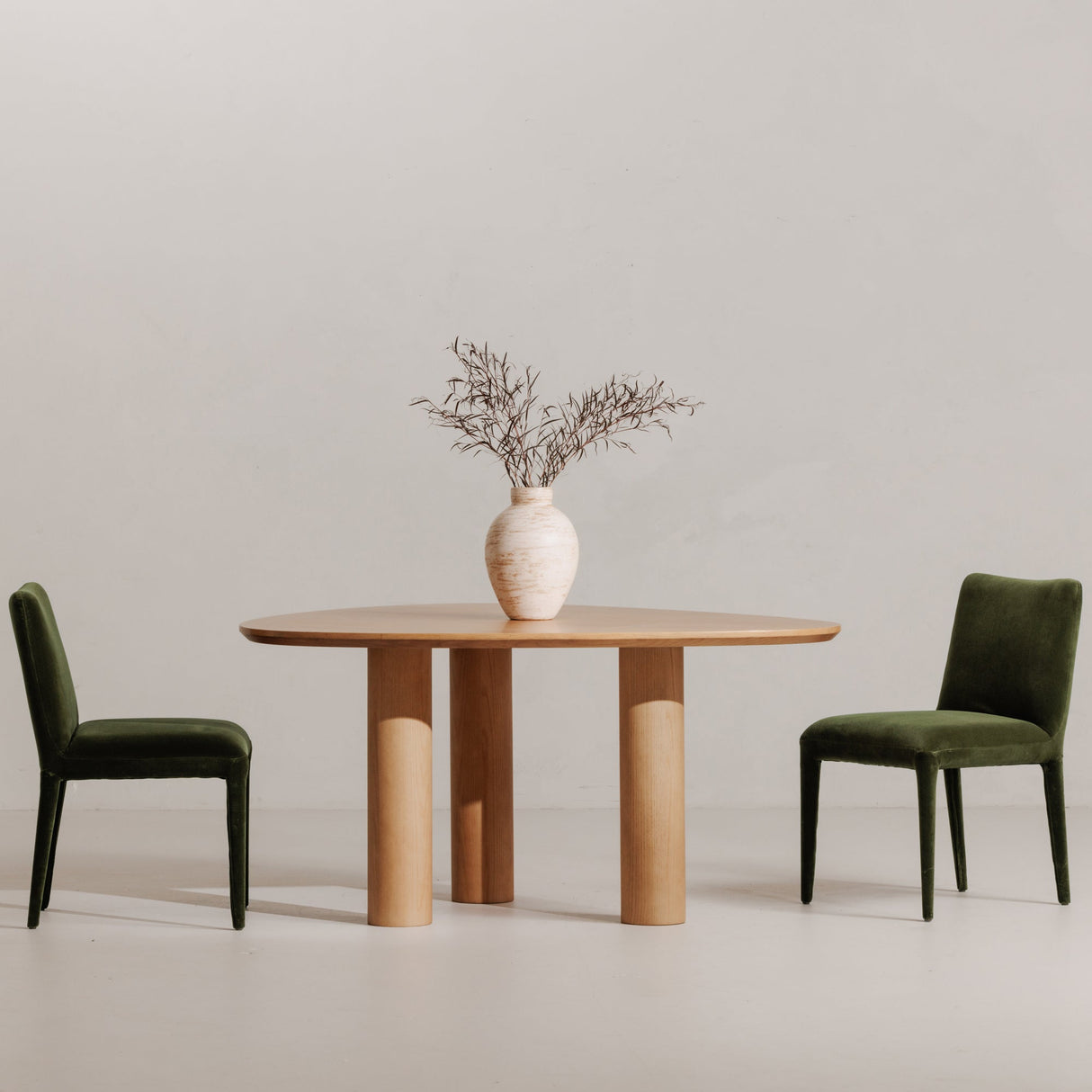 Calla Green Velvet Dining Chair (Set of 2) by MOES at Eve Furniture