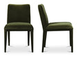 Calla Green Velvet Dining Chair (Set of 2) by MOES at Eve Furniture