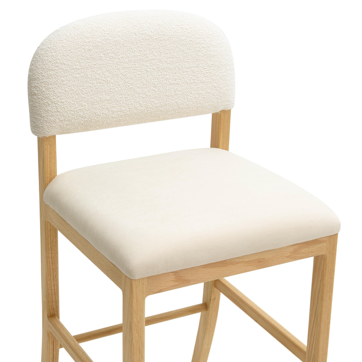 Calla Performance Velvet Counter Stool by TOV Furniture at Eve Furniture
