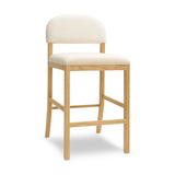 Calla Performance Velvet Counter Stool by TOV Furniture at Eve Furniture