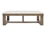 Calla White Marble Top Cocktail Table by Steve Silver at Eve Furniture