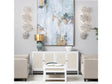 Callaway Dusty White/Gold Wall Sconce by Crestview at Eve Furniture