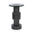 Callen Accent Table - Antique Nickel by Classic Home at Eve Furniture