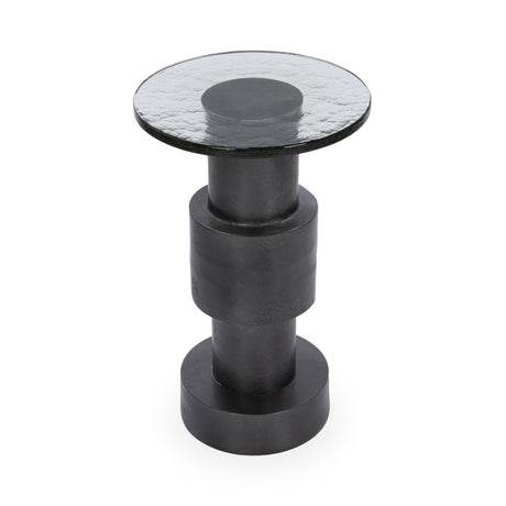 Callen Antique Nickel 14" Accent Table by Classic Home at Eve Furniture