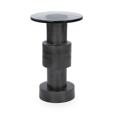Callen Antique Nickel Accent Table by Classic Home at Eve Furniture
