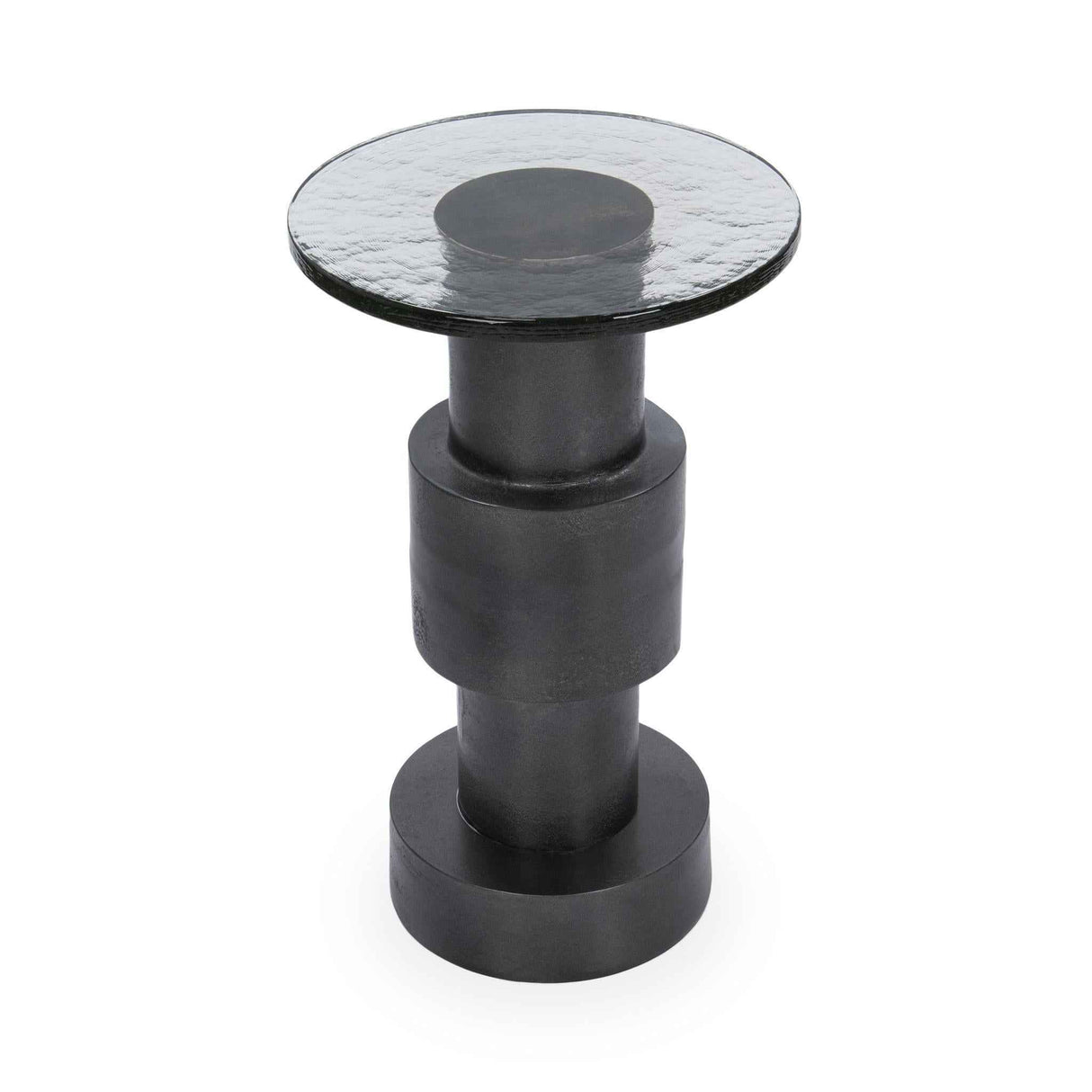 Callen Antique Nickel Accent Table by Classic Home at Eve Furniture