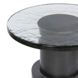 Callen Antique Nickel Accent Table by Classic Home at Eve Furniture