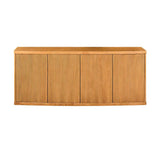 Callie Tan Four-Door Sideboard by Crestview at Eve Furniture