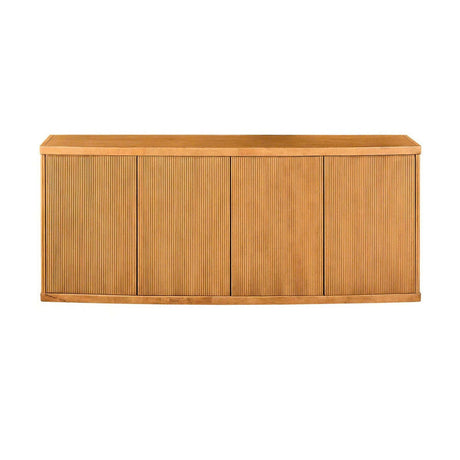 Callie Tan Four-Door Sideboard by Crestview at Eve Furniture