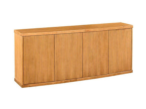Callie Tan Four-Door Sideboard by Crestview at Eve Furniture