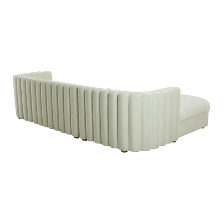 Callie Velvet Sectional by TOV Furniture at Eve Furniture