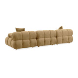 Calliope Cafe Au Lait Performance Velvet Modular Sofa by TOV Furniture at Eve Furniture