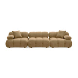 Calliope Cafe Au Lait Performance Velvet Modular Sofa by TOV Furniture at Eve Furniture