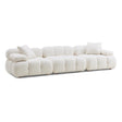 Calliope Cream Vegan Shearling Modular Sofa by TOV Furniture at Eve Furniture