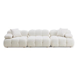 Calliope Cream Vegan Shearling Modular Sofa by TOV Furniture at Eve Furniture
