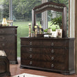 Calliope Espresso Mirror by Furniture of America at Eve Furniture