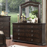 Calliope Espresso Mirror by Furniture of America at Eve Furniture