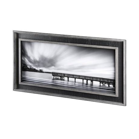 Calm by D Burt a Hand Embellished Textured Framed Photo Art Print Matted under Glass by Mercana at Eve Furniture