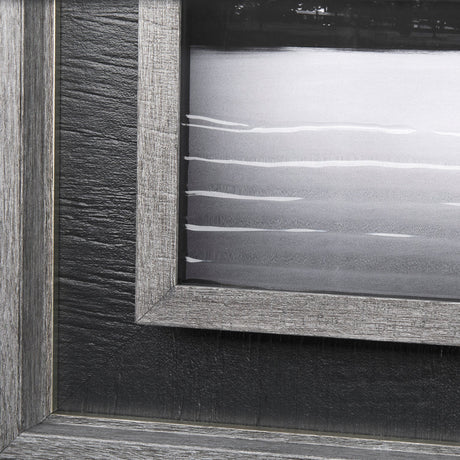 Calm by D Burt a Hand Embellished Textured Framed Photo Art Print Matted under Glass by Mercana at Eve Furniture