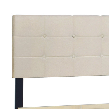 Calm Cabin Beige King Bed by Happy Homes at Eve Furniture
